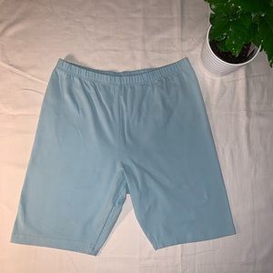 Light (Baby) Blue Biker shorts